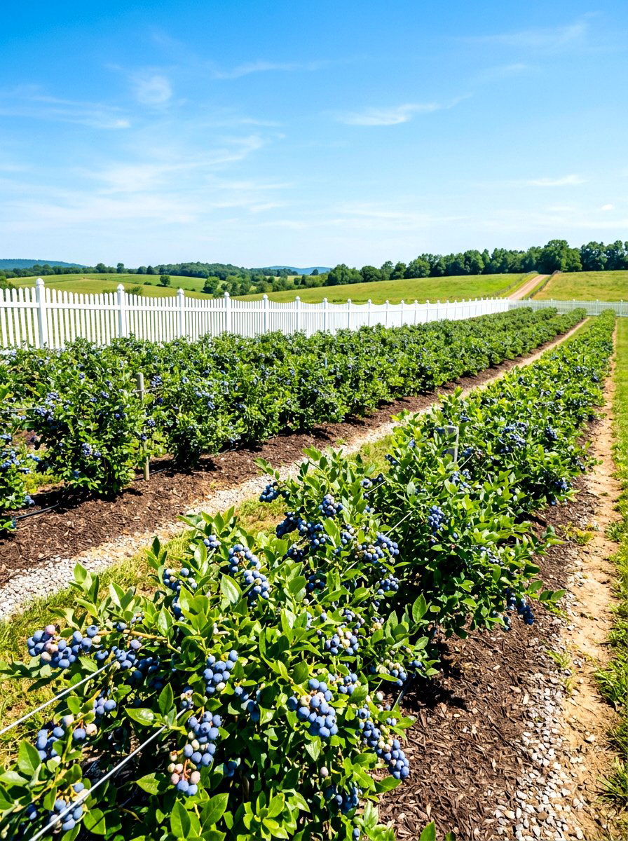 Sunny Blueberry Garden - 30 blueberry garden ideas