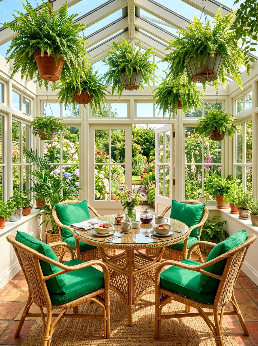 Sunroom Breakfast Nook - 30 window breakfast nook ideas