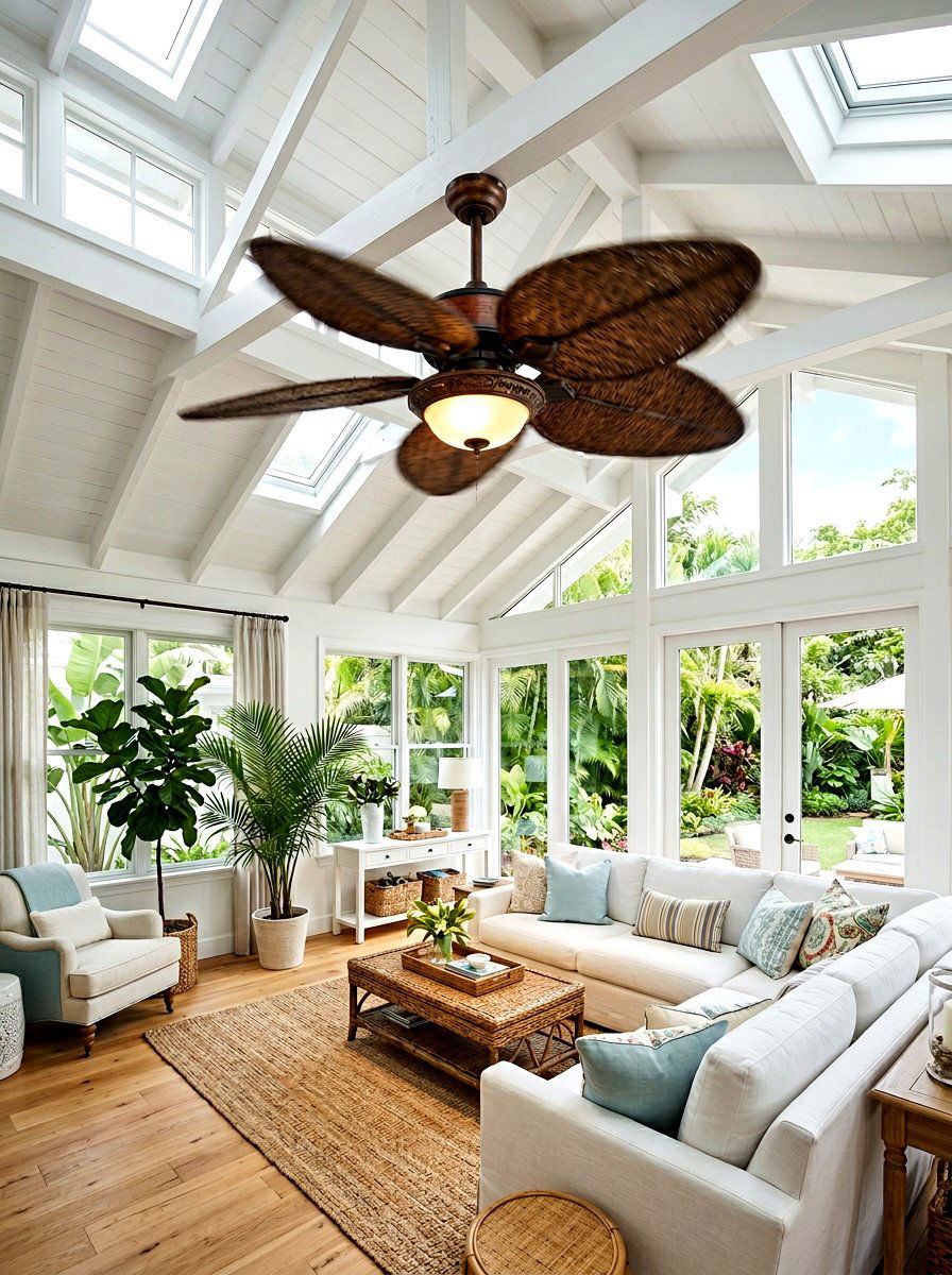 Sunroom Ceiling Fan - 30 sunroom decor ideas