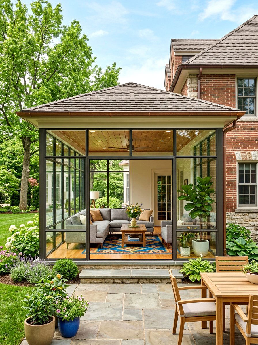 Sunroom Conversion - 30 covered patio ideas