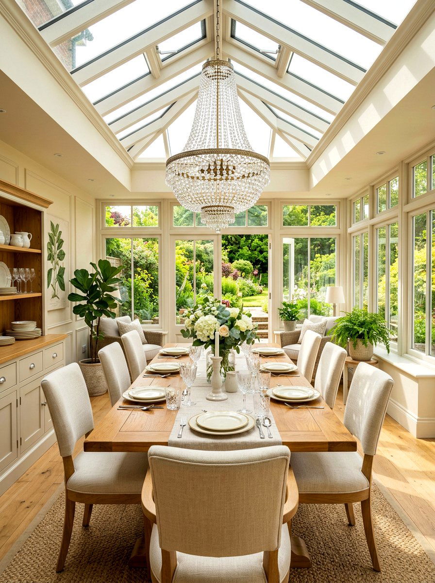 Sunroom Dining Room - 30 cozy sunroom ideas
