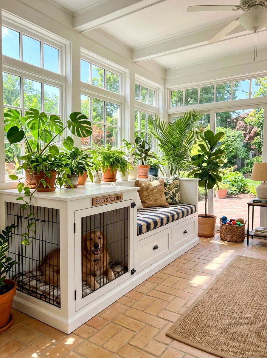 30 Built In Dog Crate Ideas for a Stylish, Organized Home