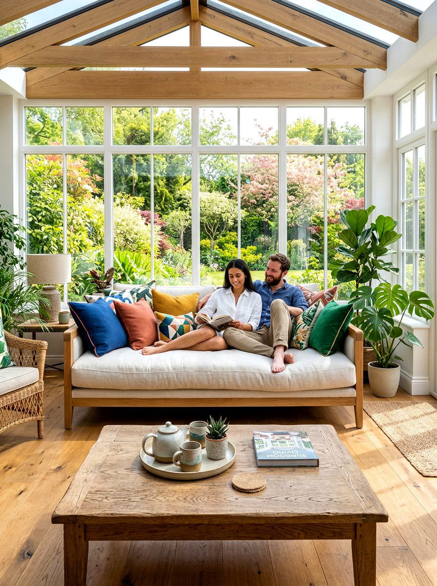 Sunroom Double Lounger - 30 sunroom reading nook ideas