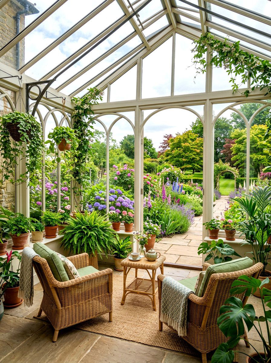 Sunroom Garden View - 30 cozy sunroom ideas
