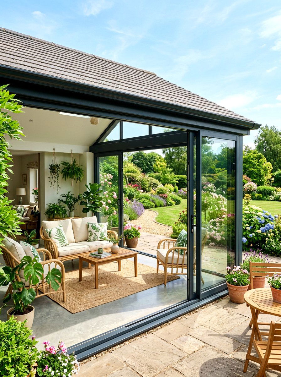 Sunroom Glass Enclosure - 30 patio cover ideas