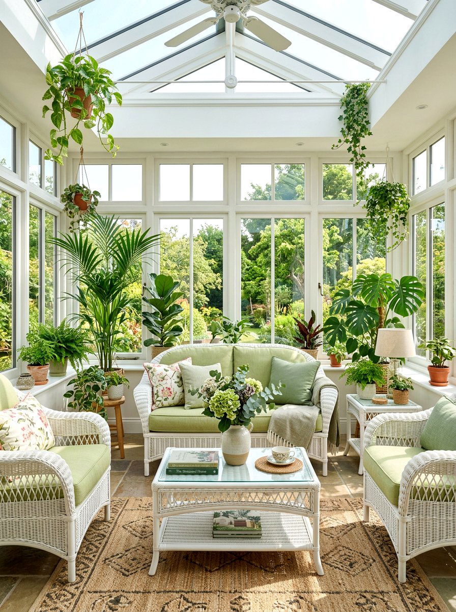 Sunroom Living Room - 30 cozy living room ideas