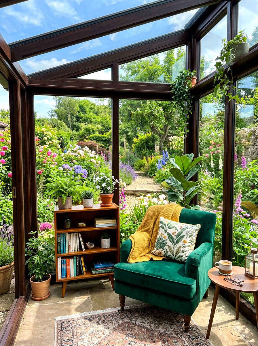 Sunroom Nook - 30 backyard reading nook ideas
