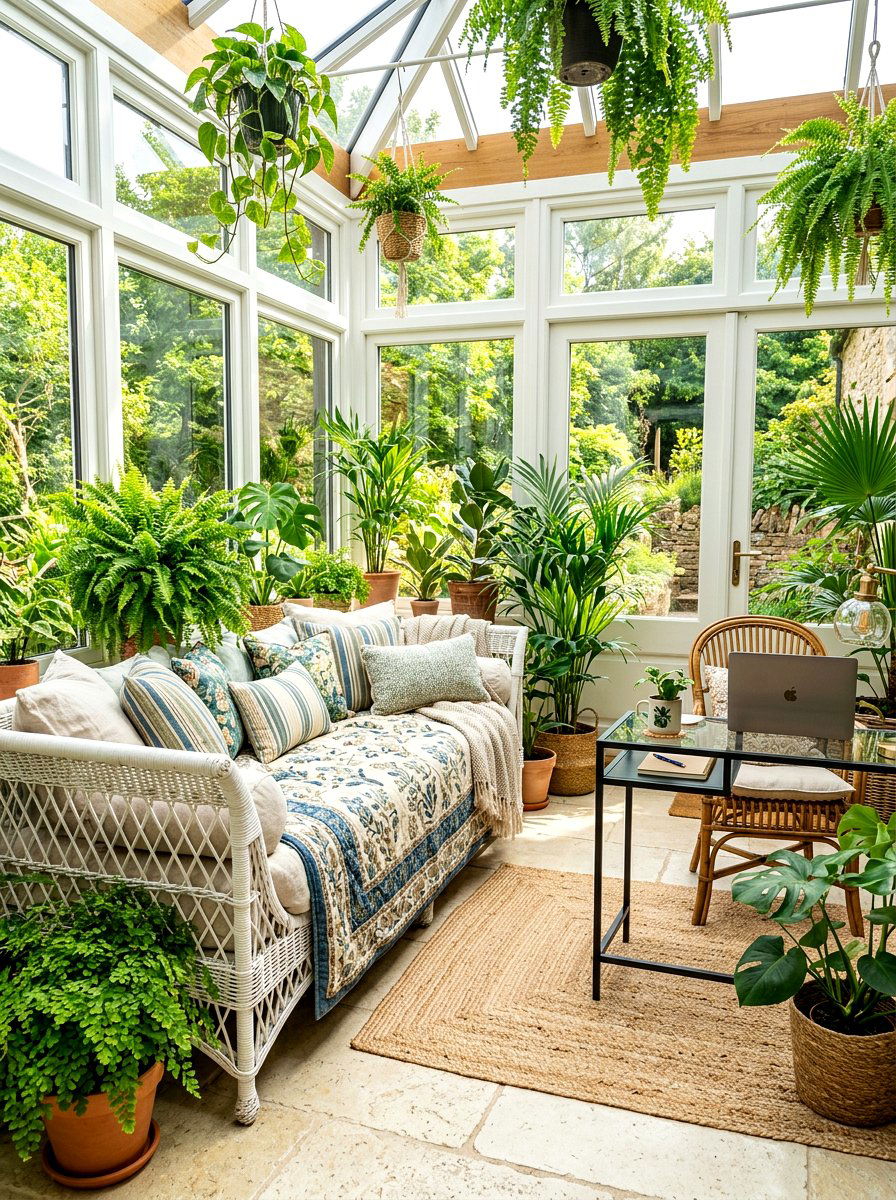 Sunroom Office Daybed Layout - 30 daybed office combo ideas