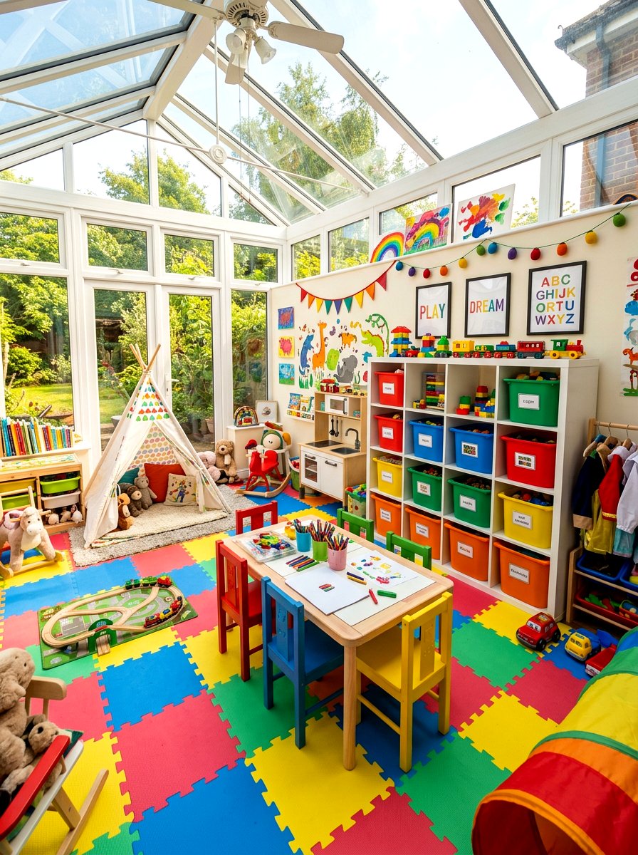 Sunroom Playroom - 30 sunroom ideas