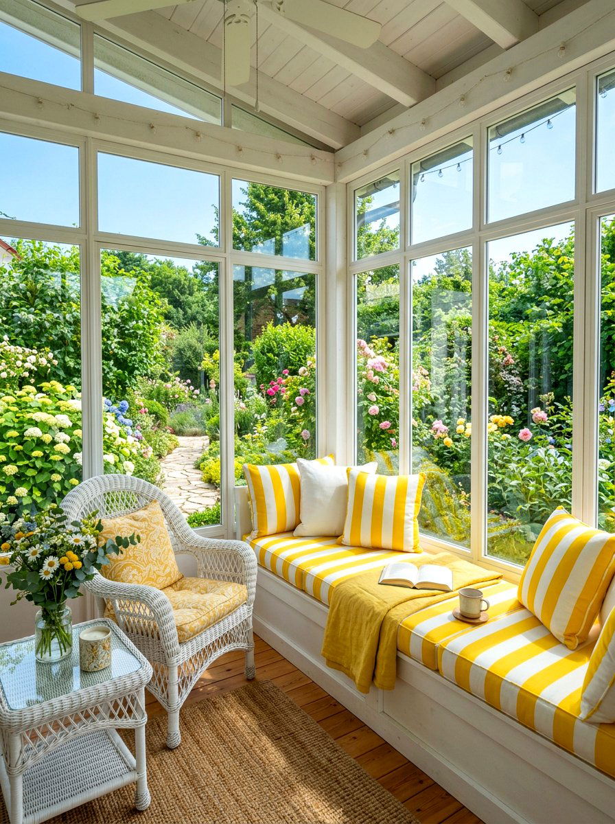 Sunroom Porch Window Seat - 30 window seat ideas