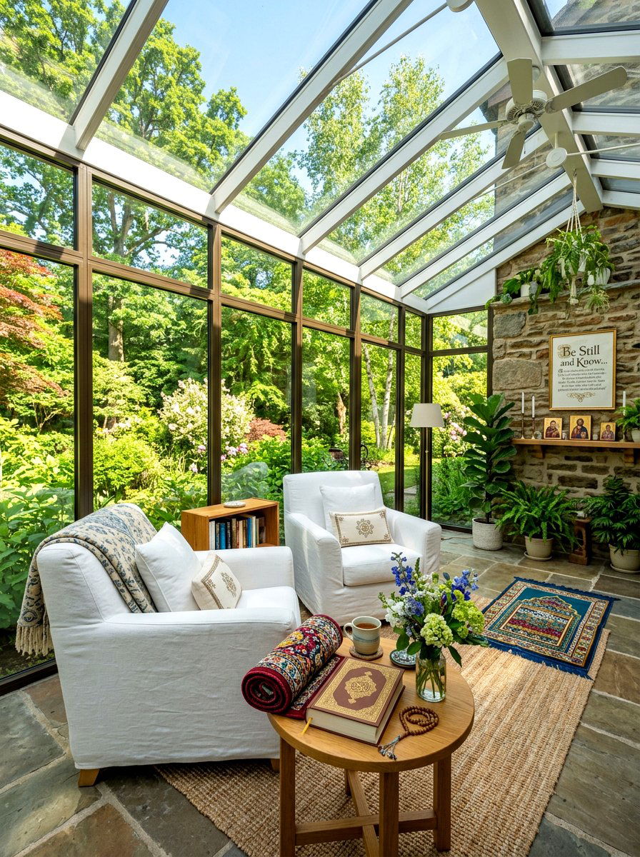 Sunroom Prayer Space - 30 prayer corner ideas
