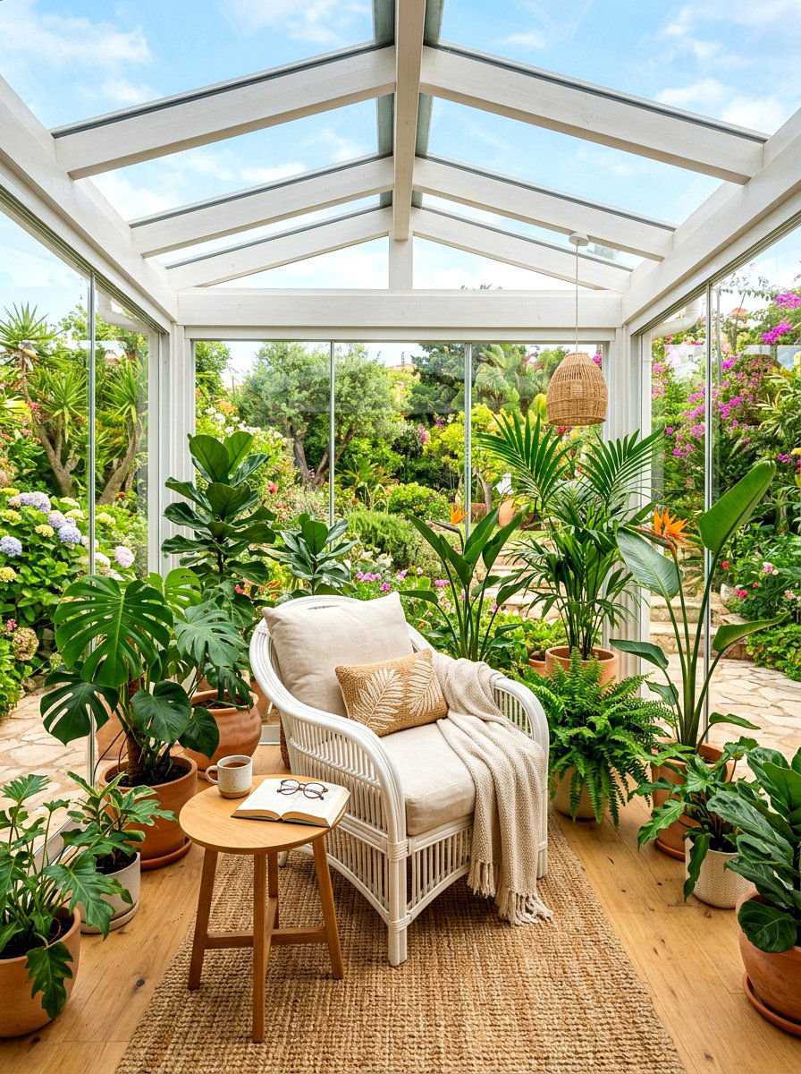 Sunroom Reading Area - 30 reading room ideas