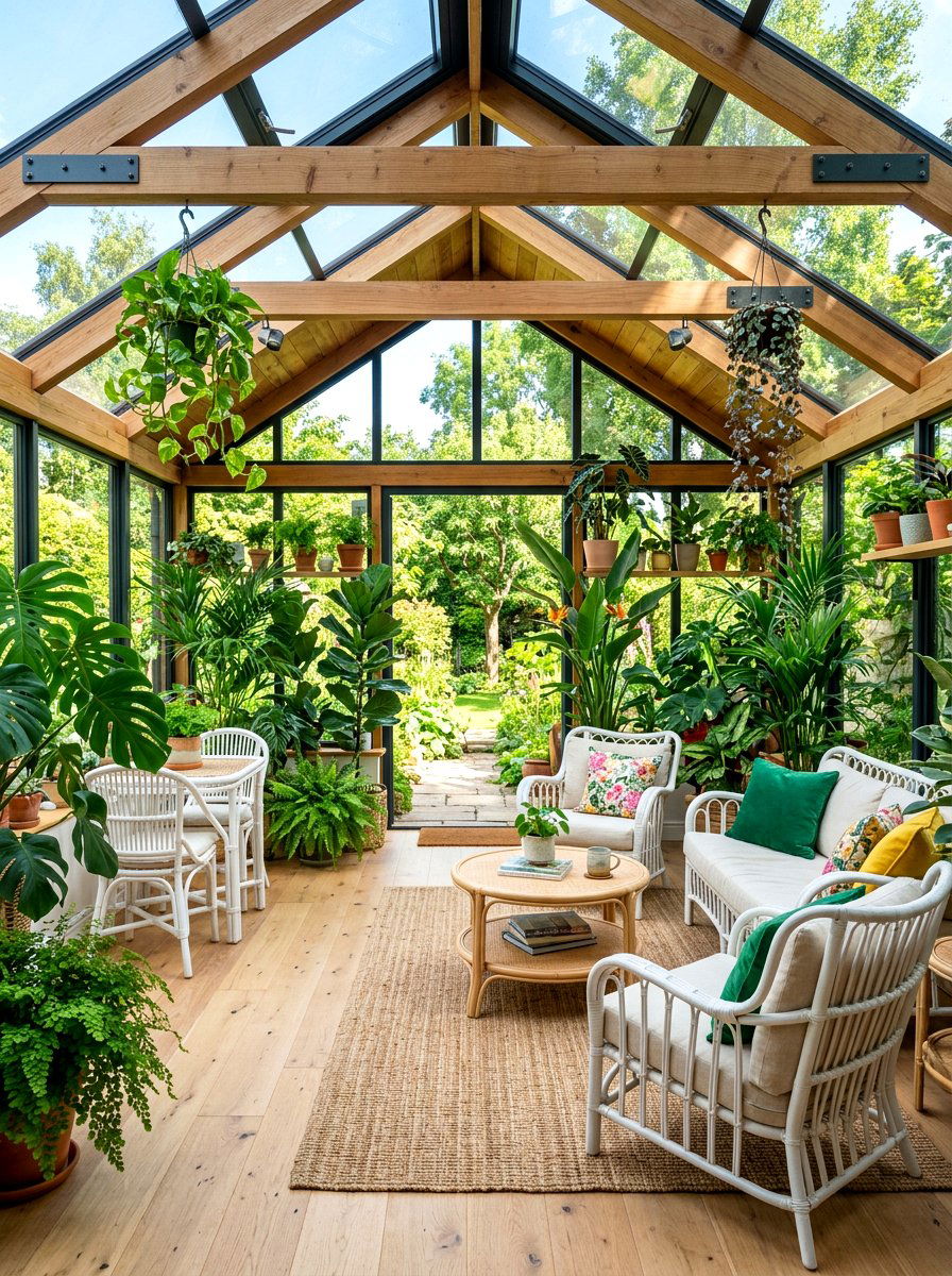 Sunroom Style Shed - 30 she shed ideas
