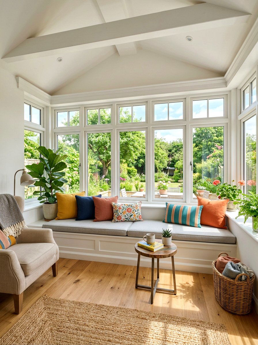 Sunroom With Built In Bench - 30 small sunroom ideas