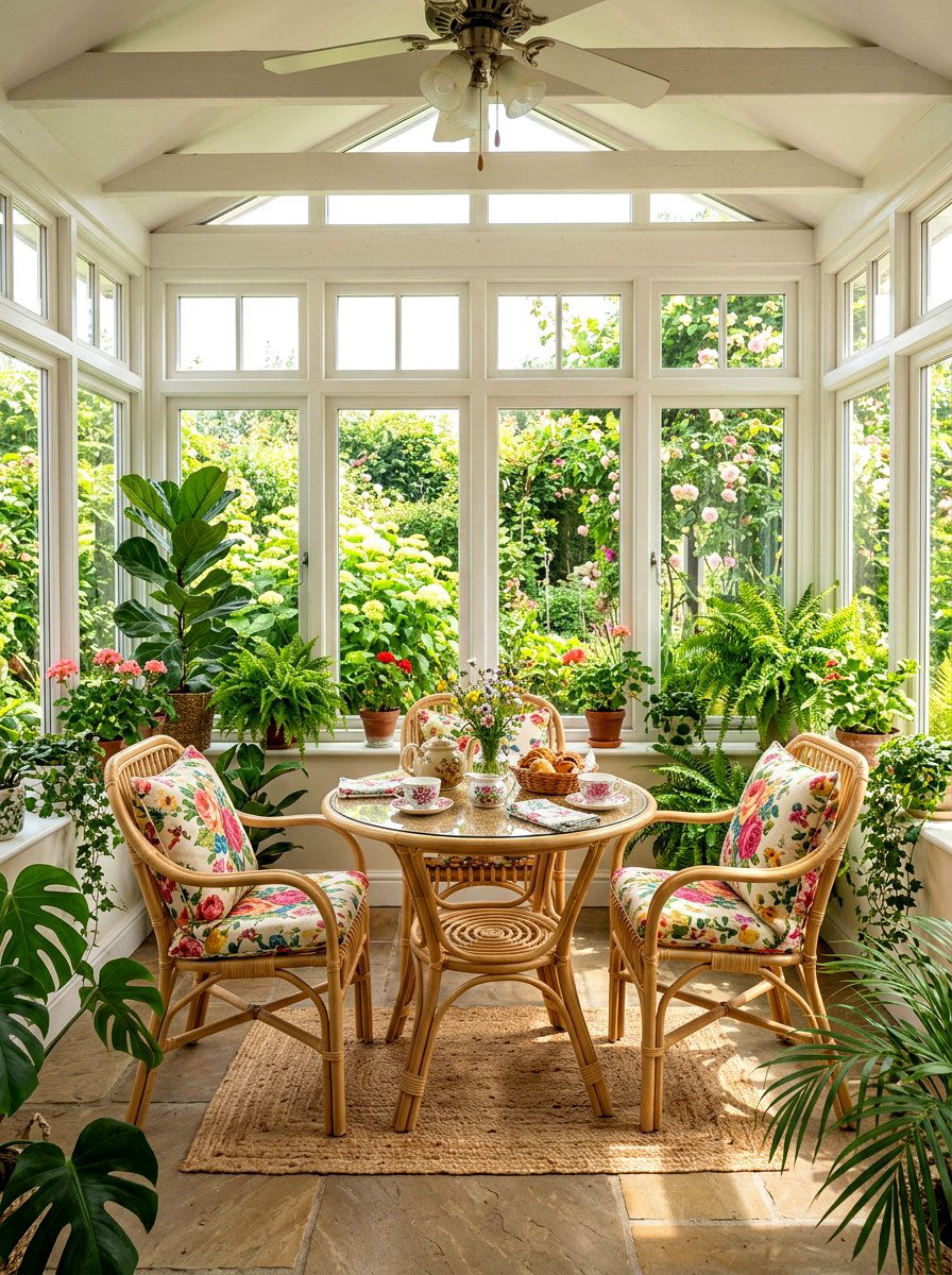 Sunroom breakfast nook - 30 corner breakfast nook ideas