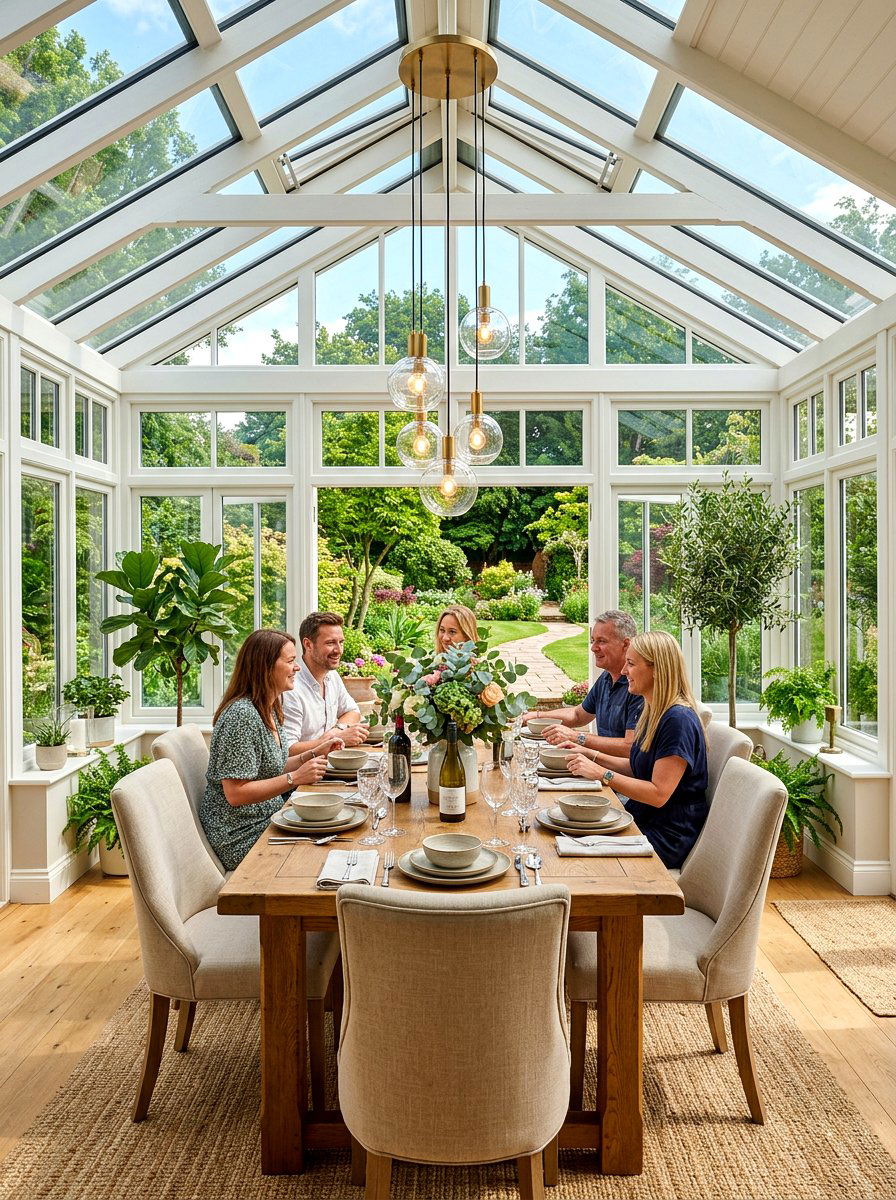 Sunroom dining area - 30 elegant sunroom ideas
