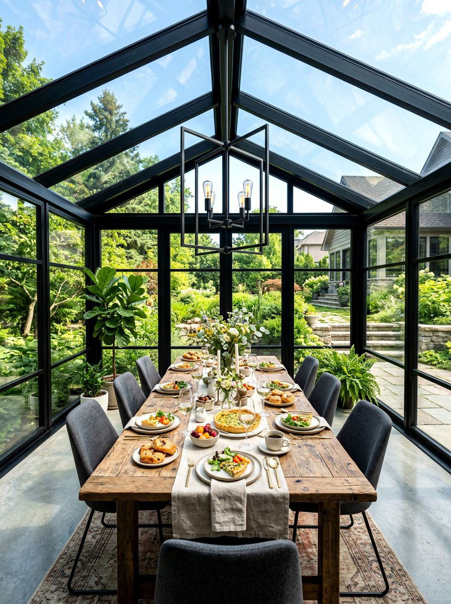 Sunroom dining area - 30 modern sunroom ideas