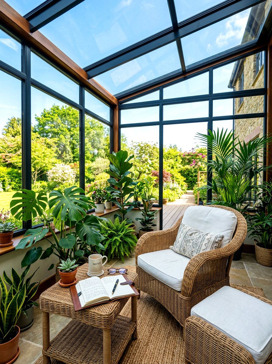 Sunroom journaling area - 30 journaling corner ideas