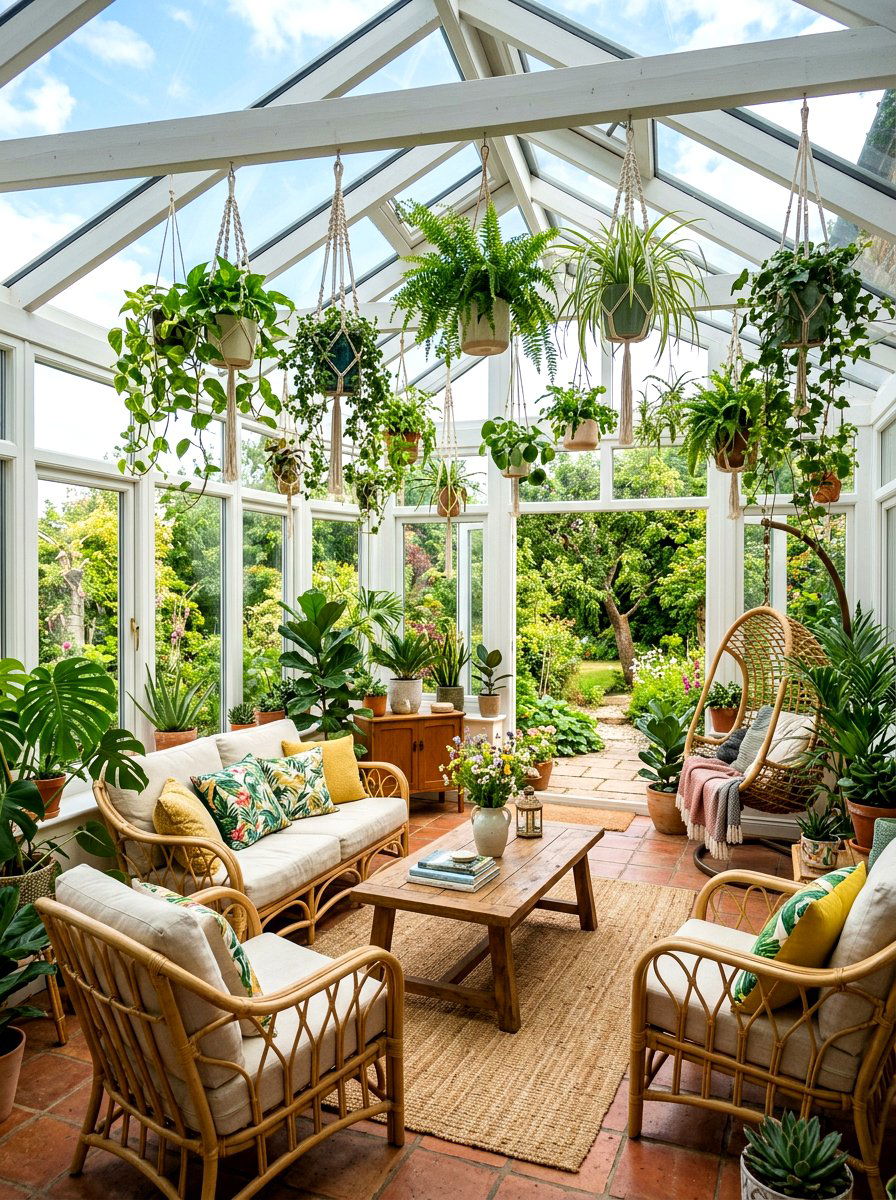 Sunroom style living room - 30 sun washed living room ideas
