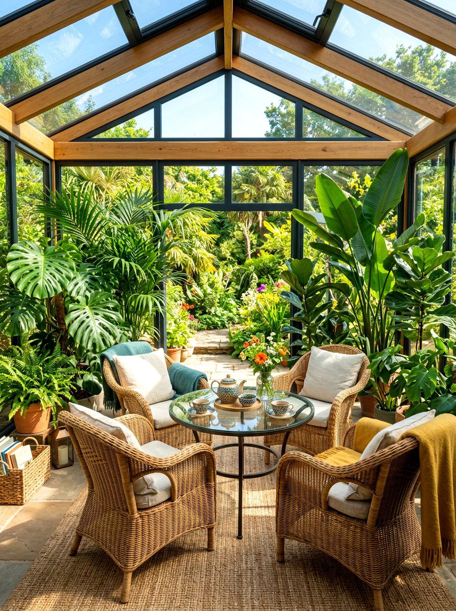 Sunroom tea sanctuary - 30 tea corner ideas