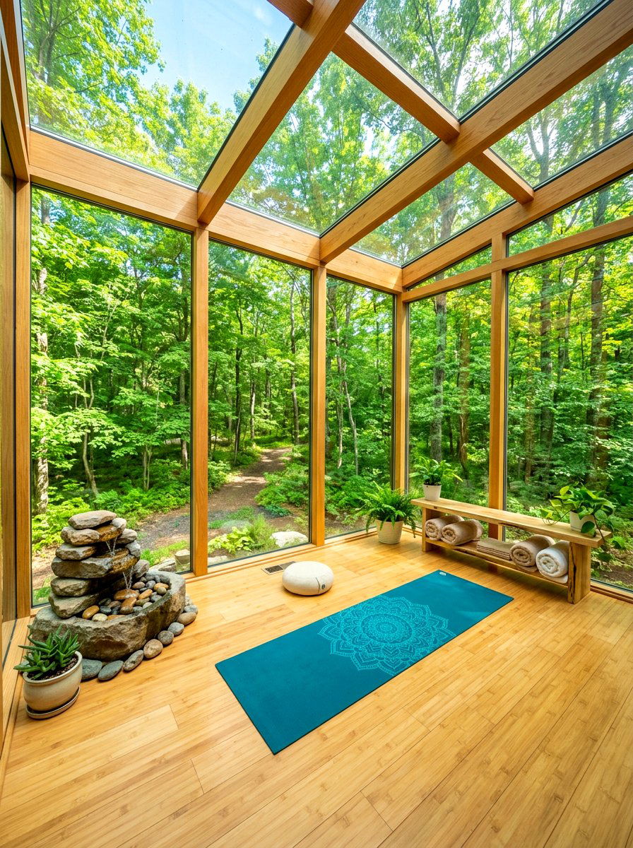 Sunroom yoga studio - 30 four season room ideas