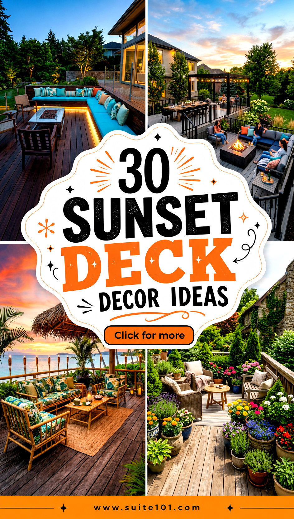 Sunset Deck Decor Ideas 30 Ways to Style Outdoor Evenings - Sunset Deck Decor Ideas: 30 Ways to Style Outdoor Evenings