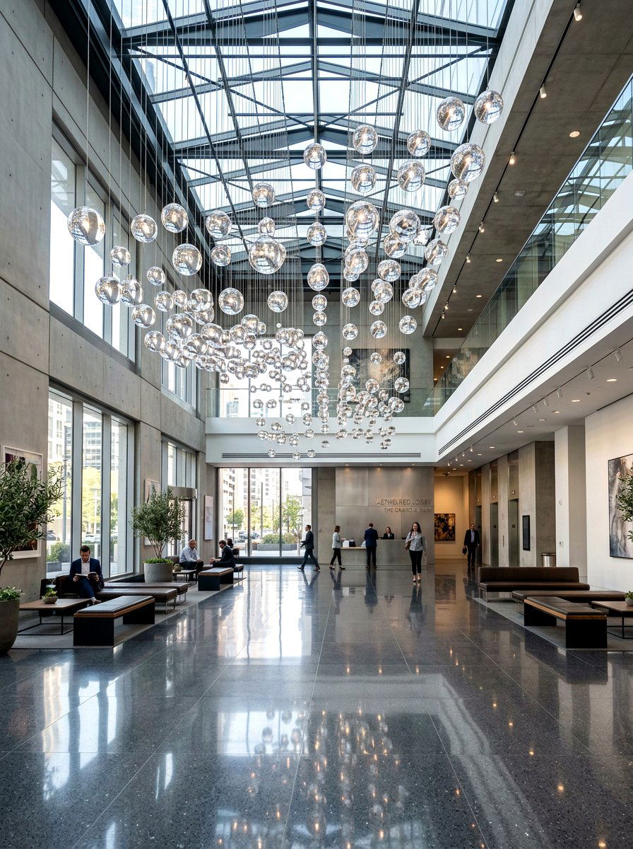 Suspended Art Installation - 30 high ceiling decorating ideas