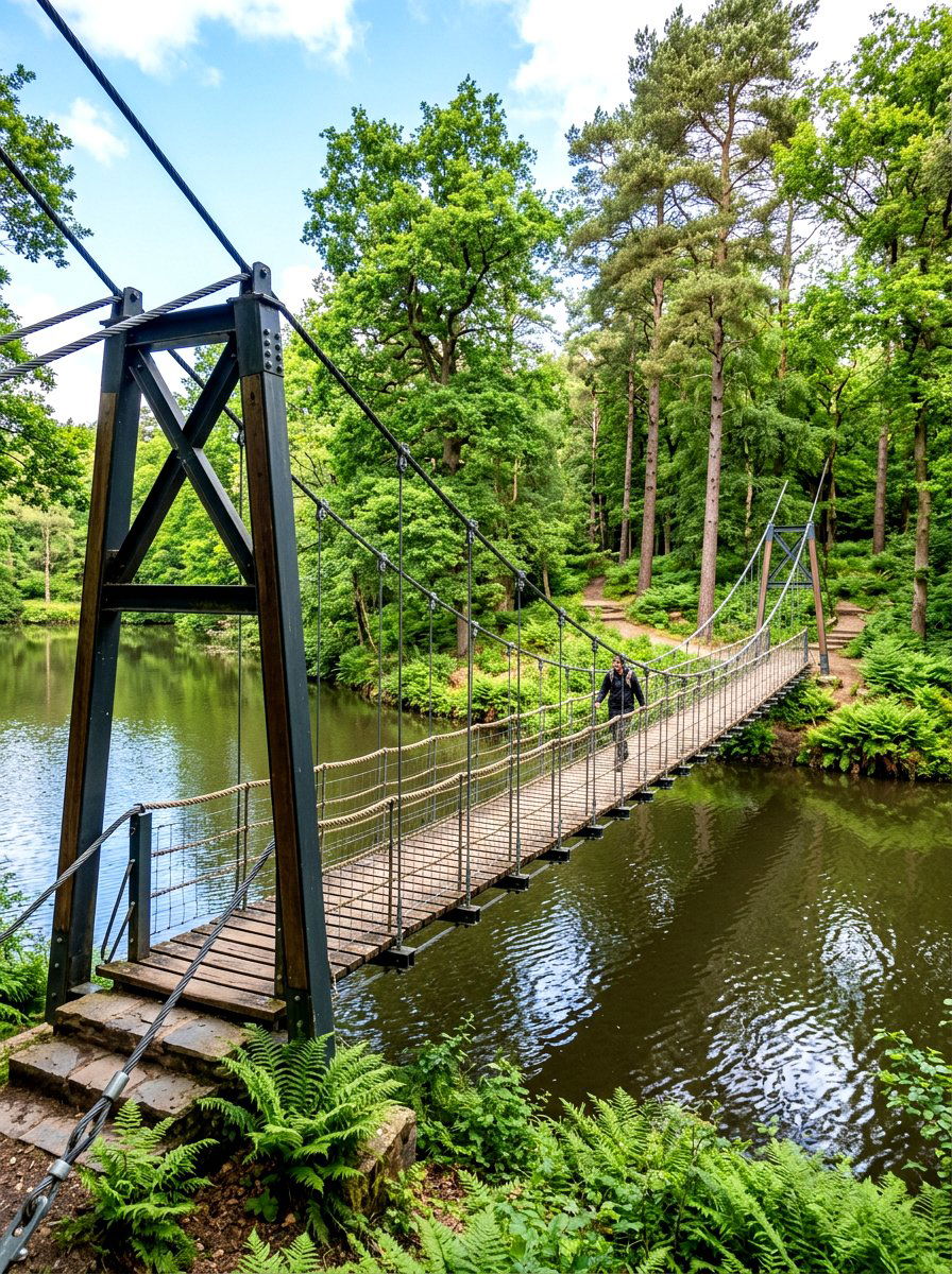 Suspension Bridge - 30 pond bridge ideas