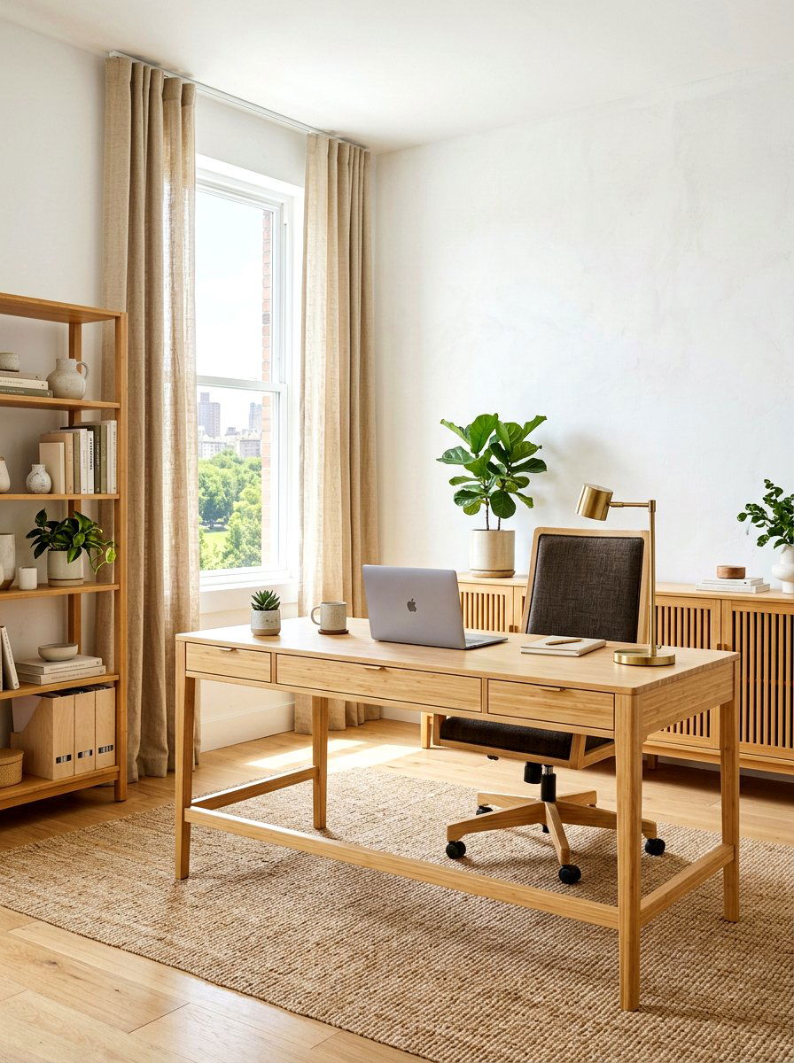 Sustainable Bamboo Office Furniture - 30 luxury home office ideas