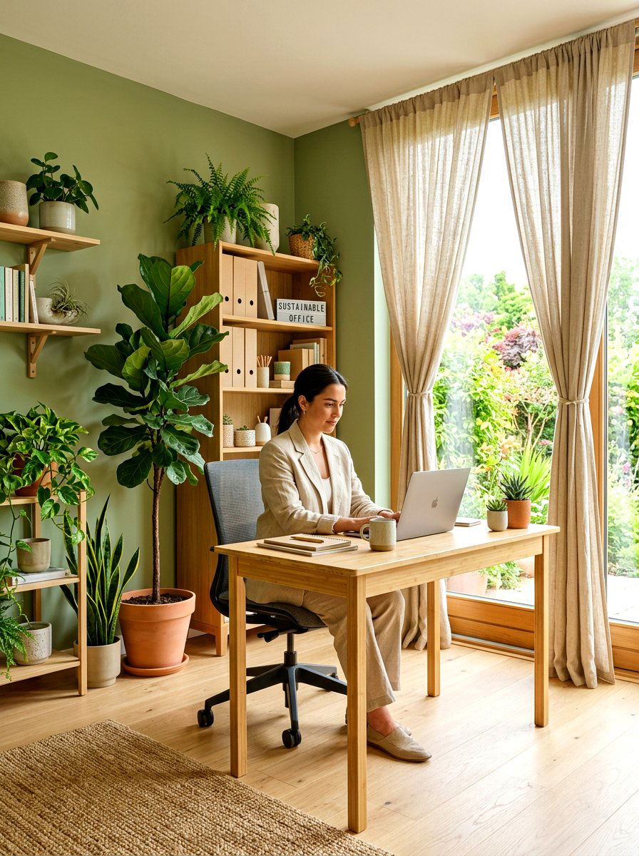 Sustainable Eco Friendly Office - 30 executive home office ideas