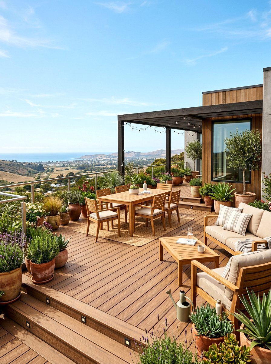 Sustainable Eco Friendly Terrace - 30 boutique hotel patio ideas