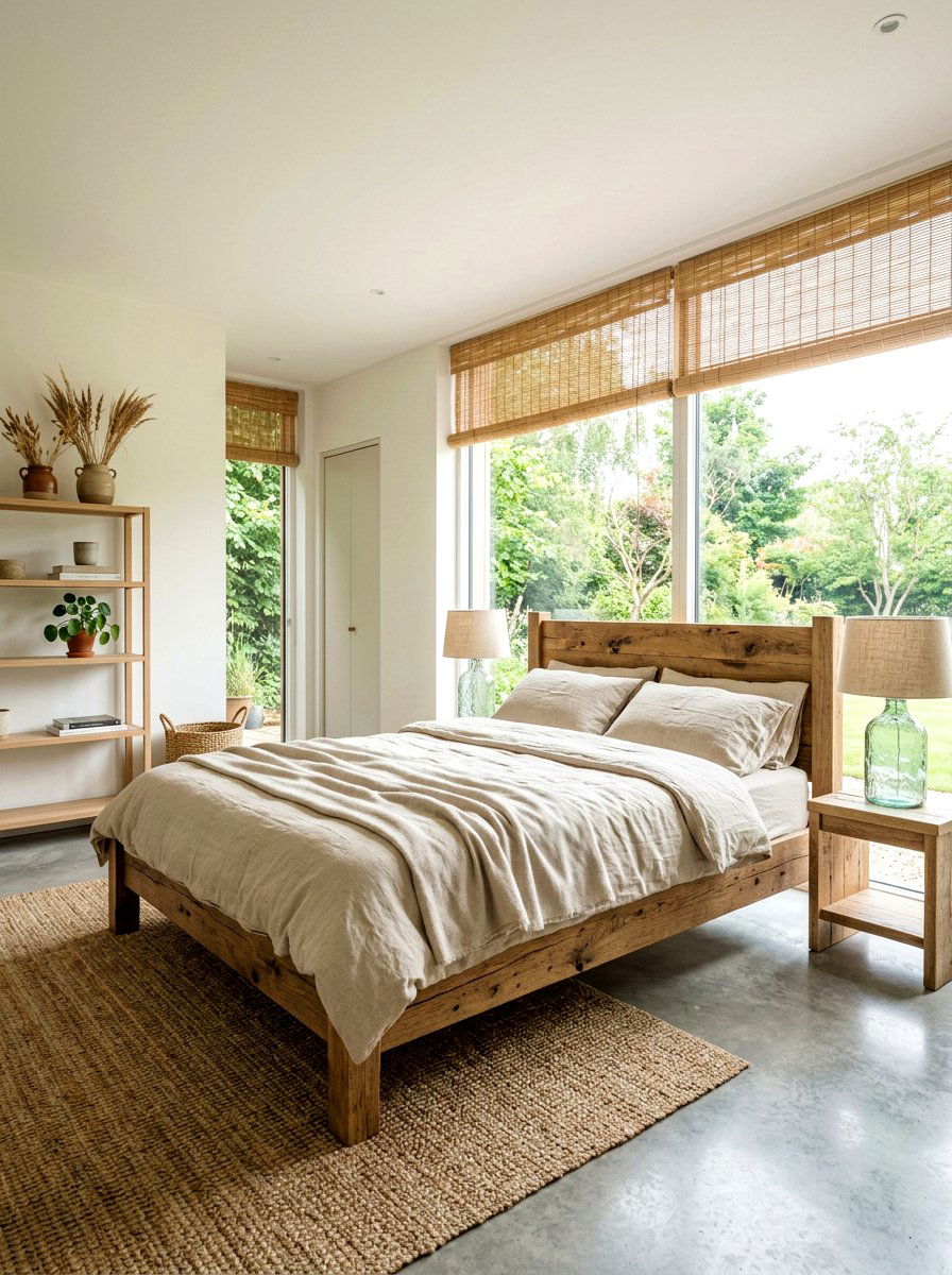 Sustainable Material Bedroom - 30 sanctuary bedroom ideas