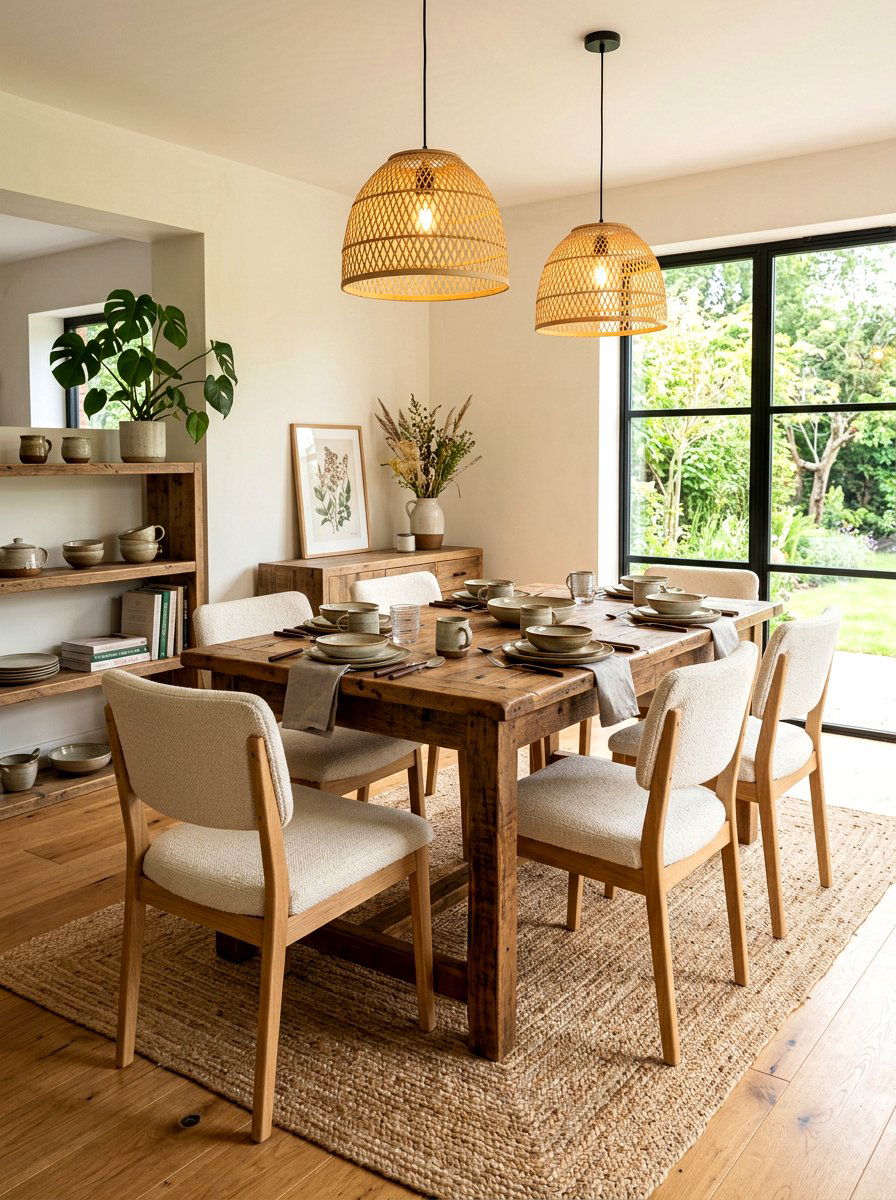 Sustainable Materials Dining Room - 30 dining room makeover ideas