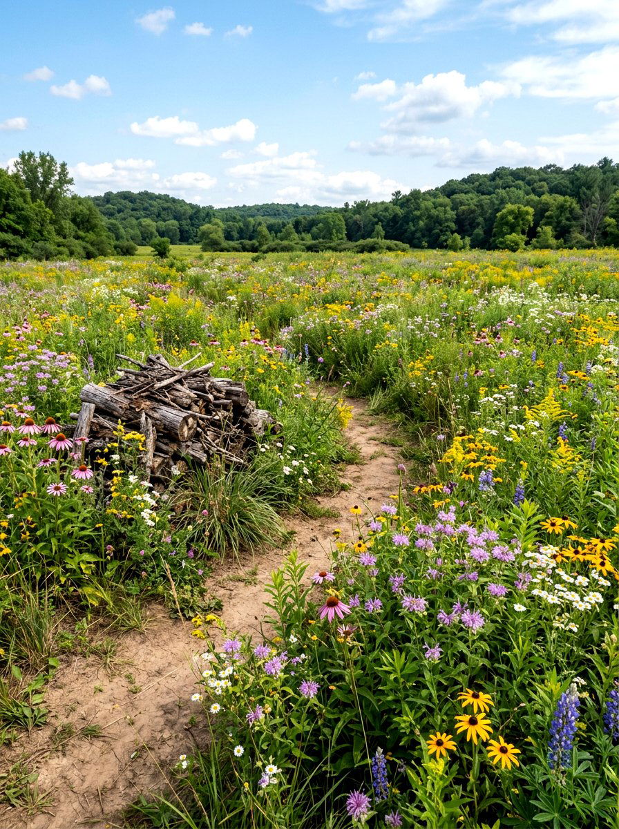 Sustainable Meadow - 30 meadow garden ideas