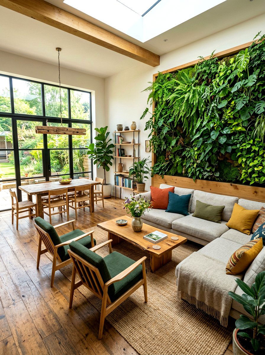 Sustainable Open Concept Living Room - 30 open concept living room ideas
