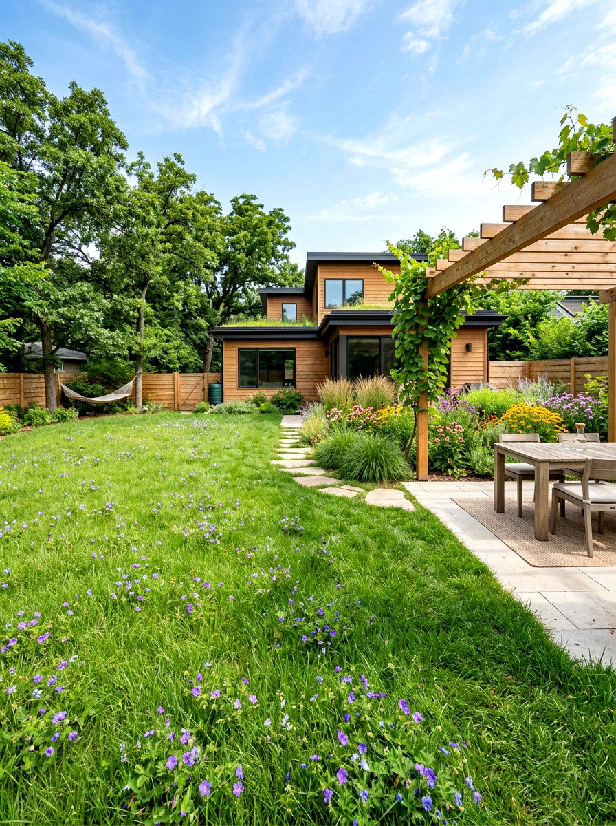 Sustainable Prairie Lawn Alternative - 30 prairie style garden ideas