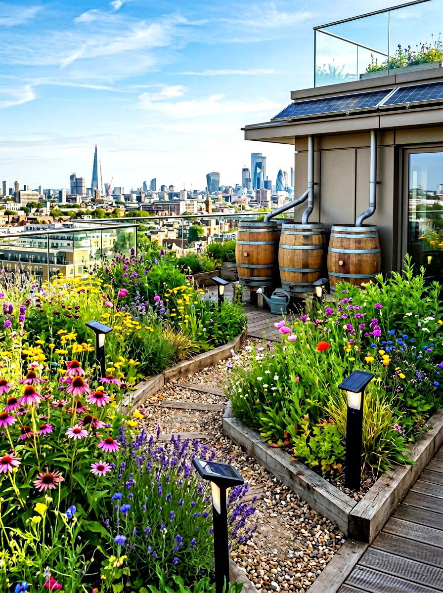 Sustainable Rooftop Garden - 30 rooftop patio garden ideas
