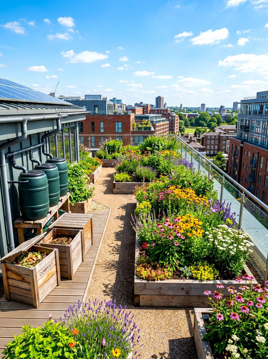 Sustainable Rooftop System - 30 rooftop garden ideas