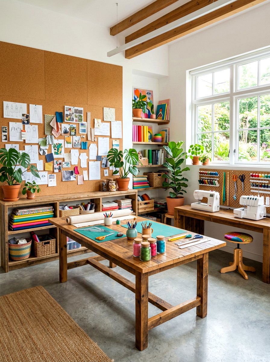 Sustainable craft room setup - 30 low waste home ideas