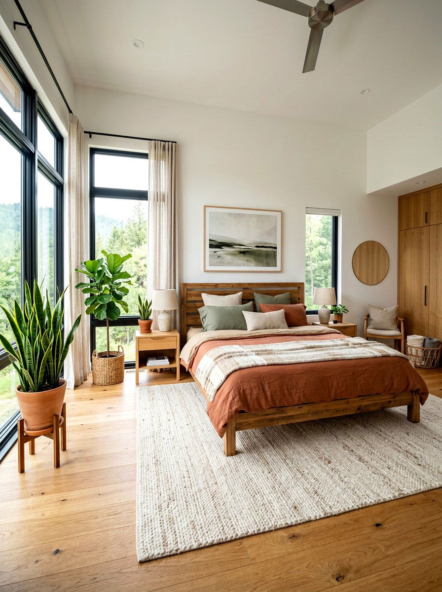 Sustainable master bedroom design - 30 low waste home ideas