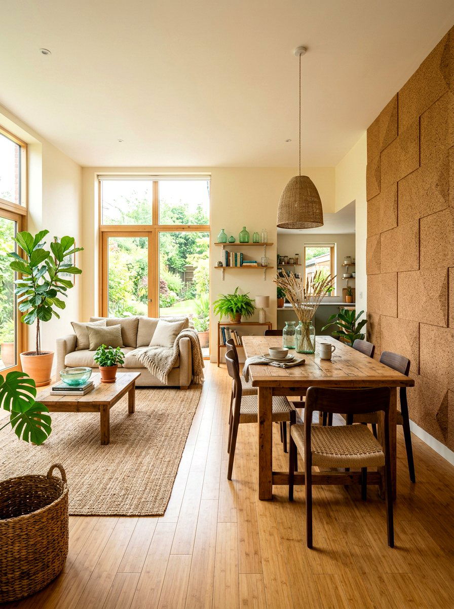 Sustainable material living room - 30 organic modern living room ideas