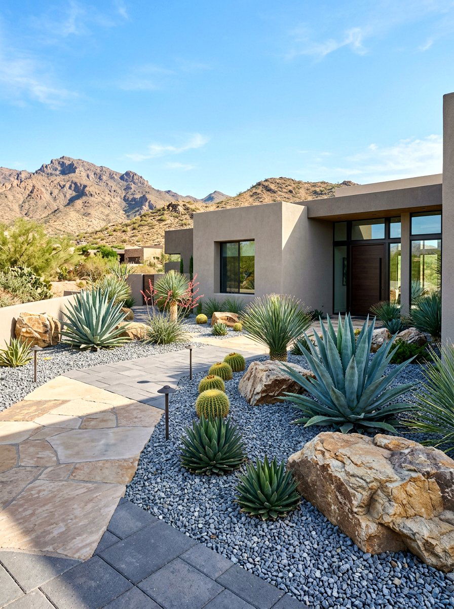 Sustainable xeriscaping design - 30 luxury landscaping ideas