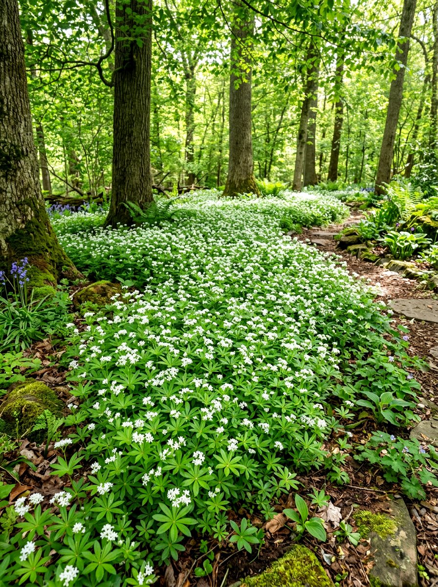 Sweet Woodruff - 30 shade flower bed ideas