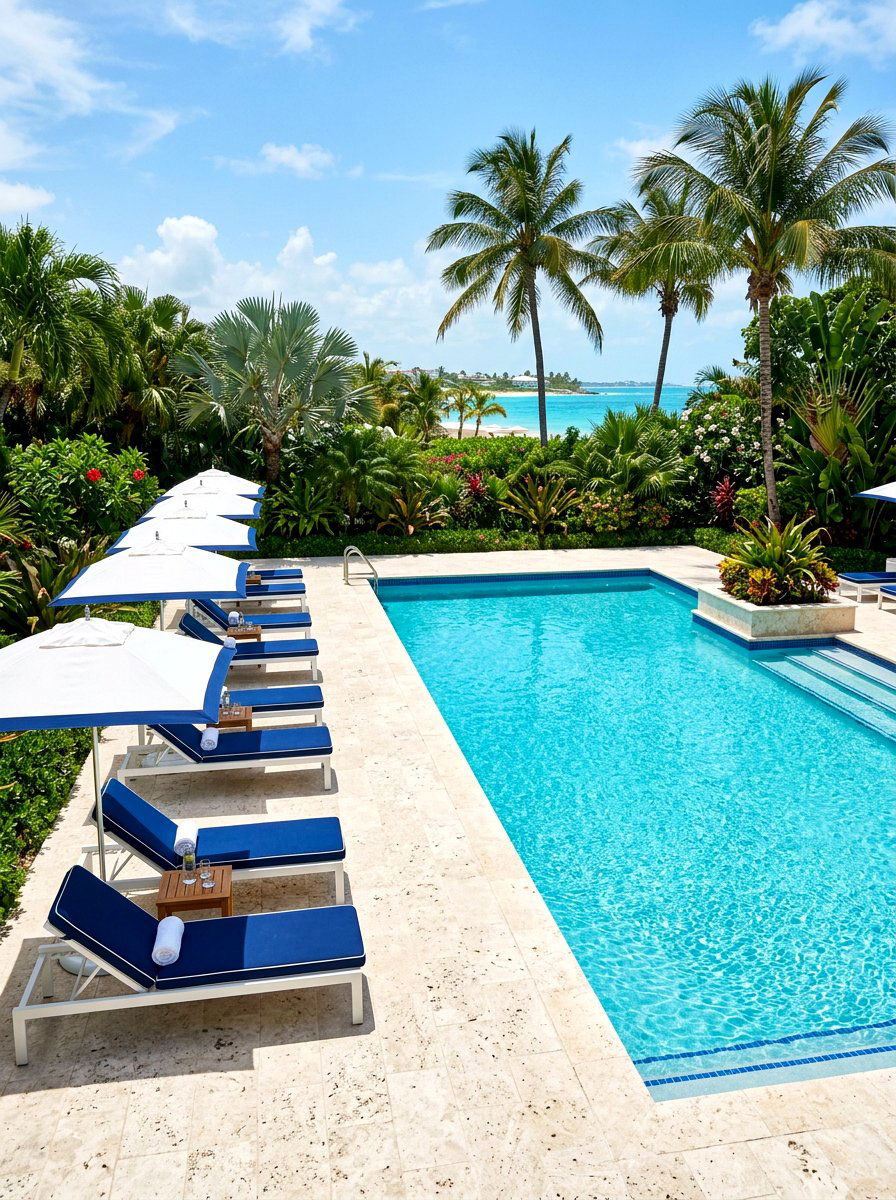 Swimming Pool Deck - 30 backyard zoning layout ideas