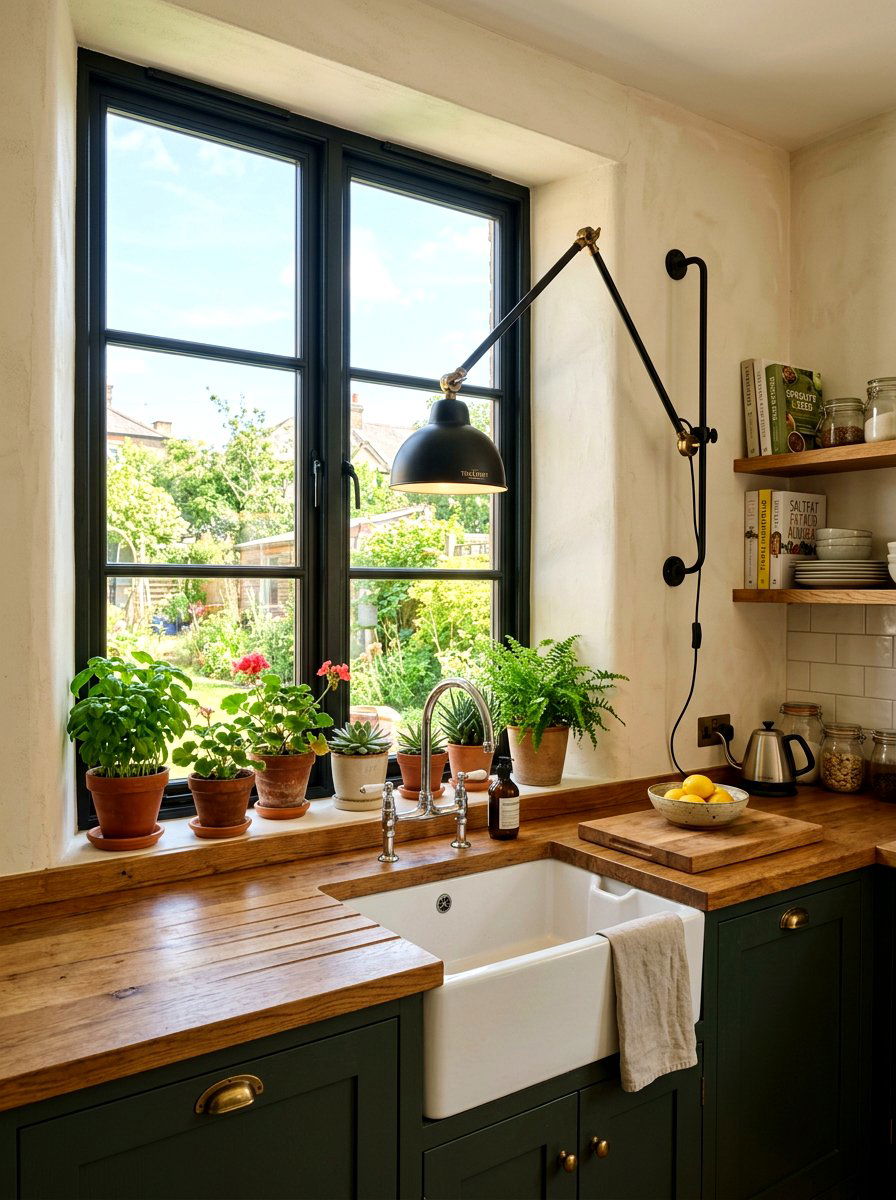 Swing Arm Lamp - 30 kitchen lamp styling ideas