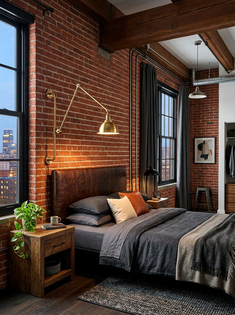 Swing Arm Lamp - 30 bedside lighting ideas