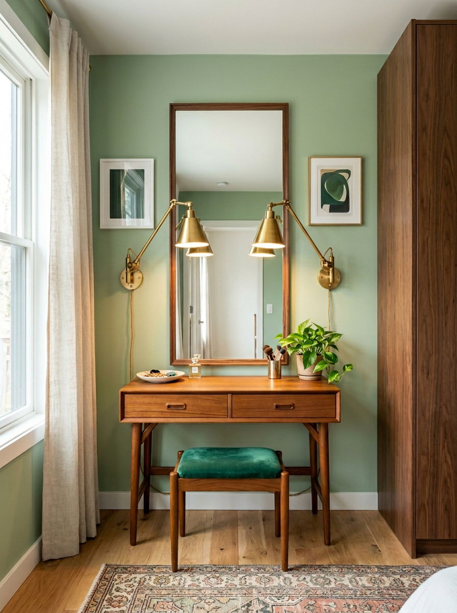 Swing Arm Wall Lamps - 30 vanity mirror lighting ideas