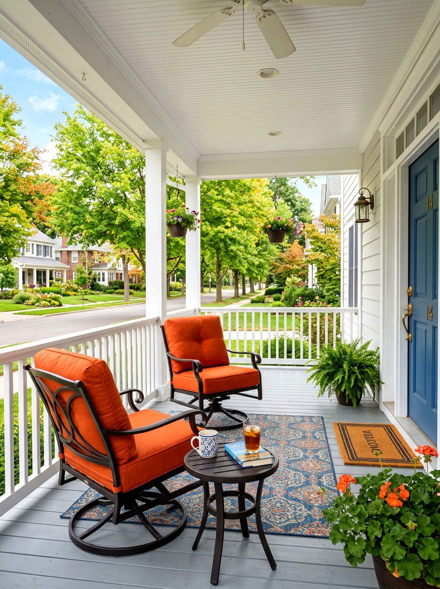 Swivel rocking chairs - 30 patio furniture ideas