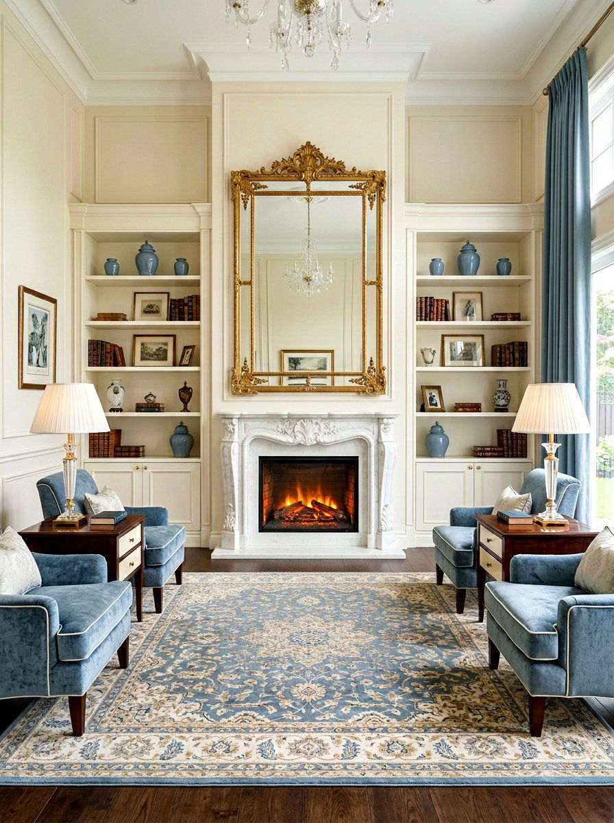 Symmetrical Fireplace Wall - 30 electric fireplace wall ideas