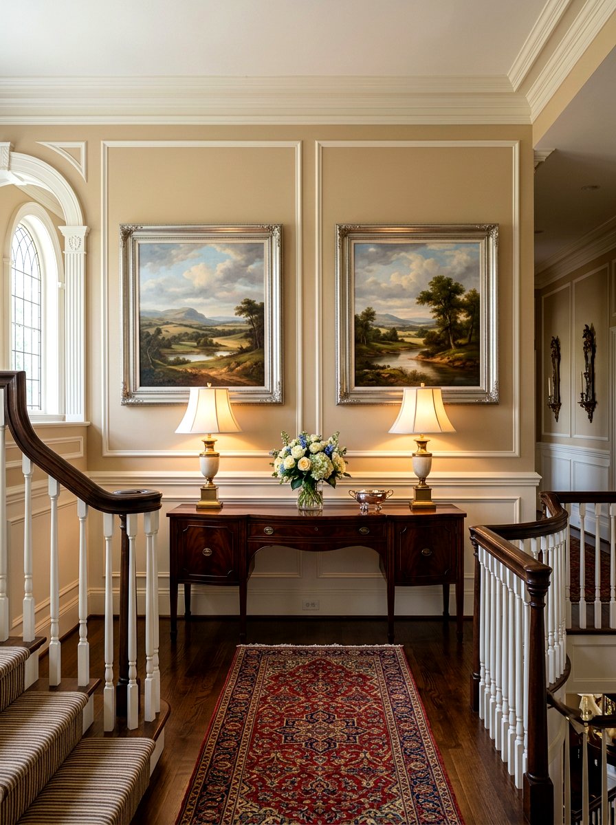 30 Stair Landing Gallery Ideas to Make Every Turn Look Designed